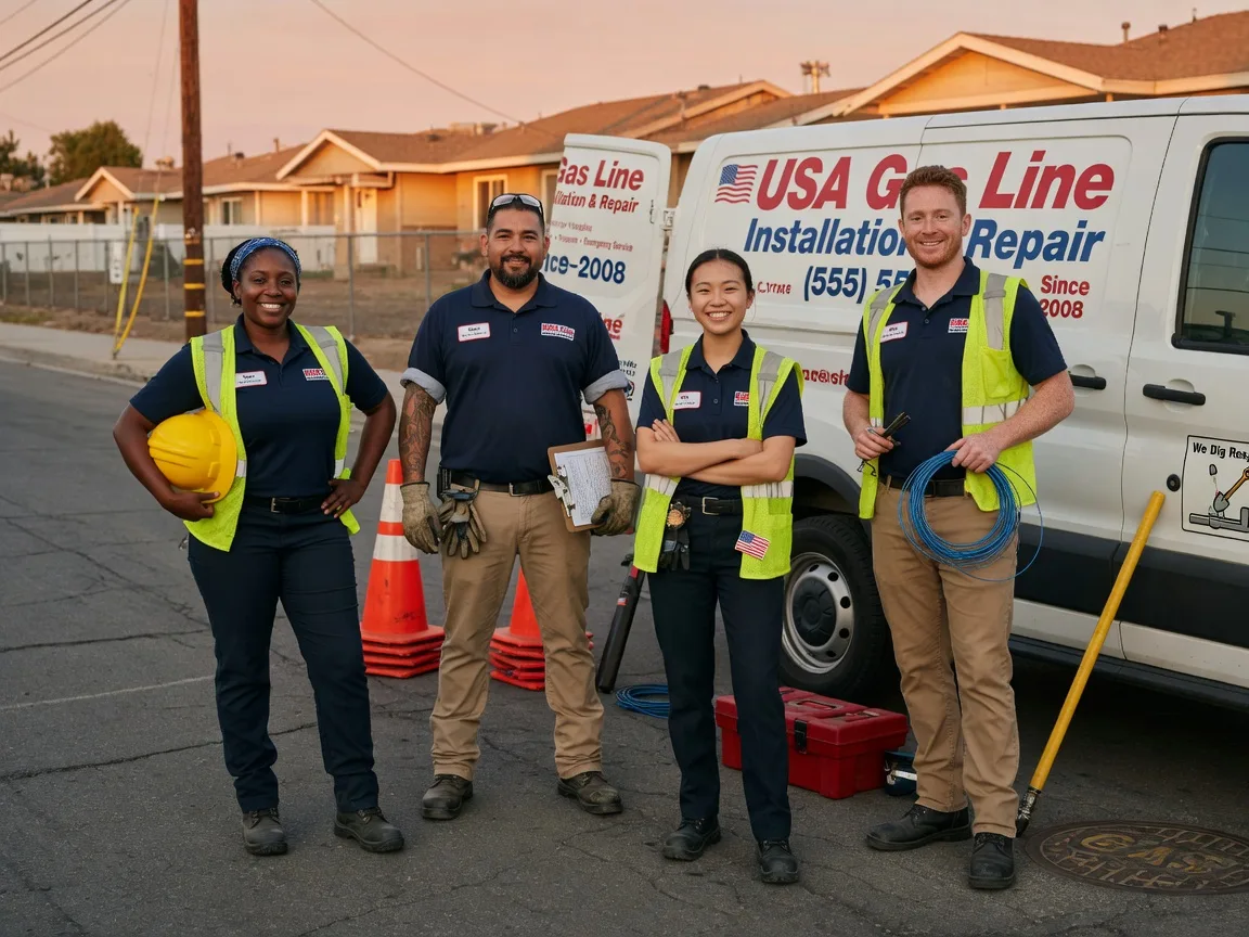 Gas Line Installation company in Cherryville, NC